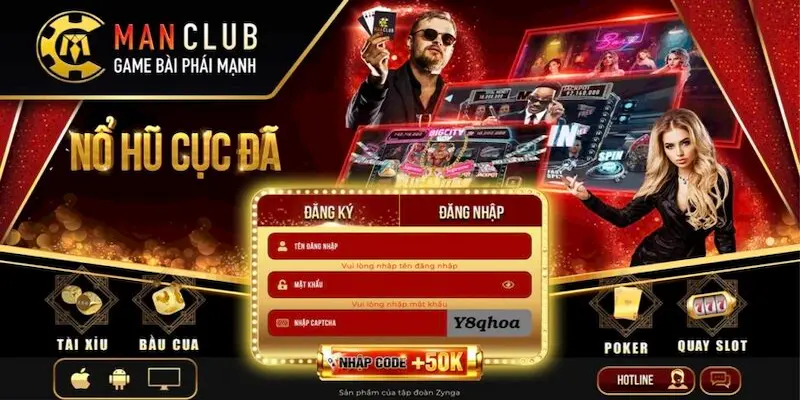 Đăng ký tài khoản Manclub